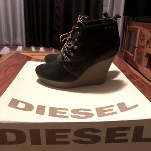 Diesel Enos Women Athracite Boots